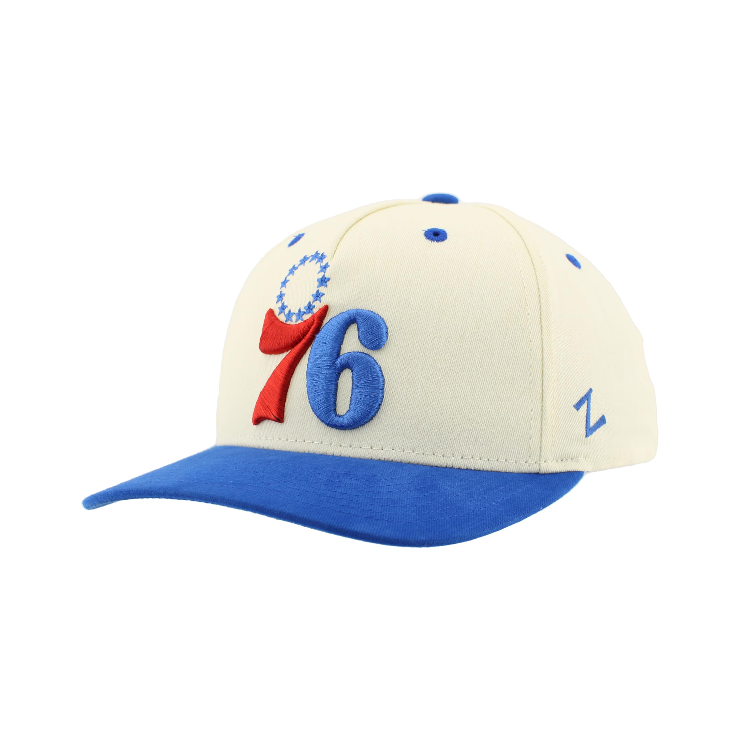 ZHATS Unisex's NBA Officially Licensed Adjustable Snapback Hat Marquee Ivory, One Size