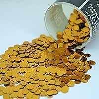 Vista 5 de Círculo de confeti de 1/4" azul real - 2 bolsas de media onza (1 oz) #8551 Q01