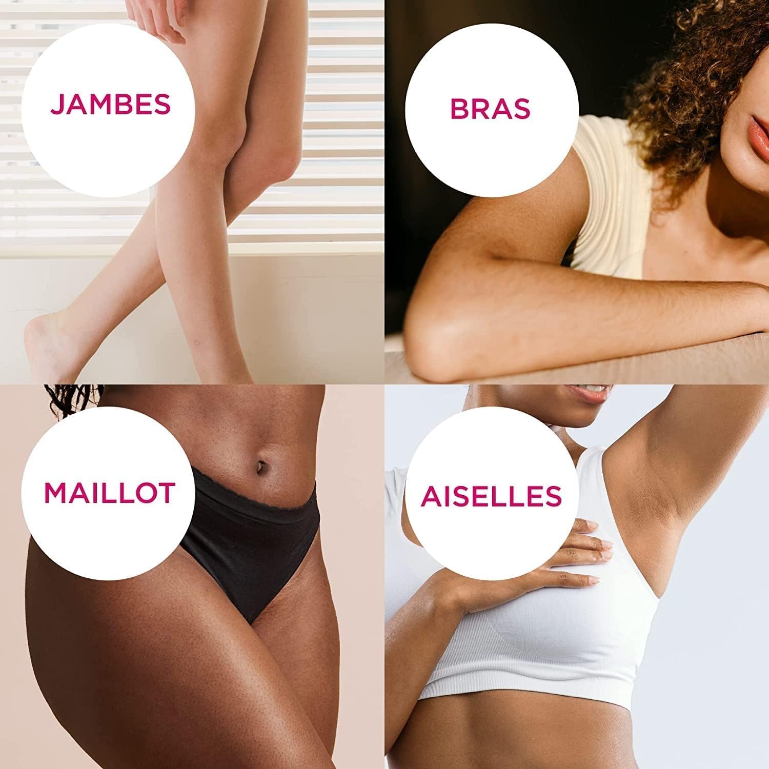 Veet - Kit Chauffe Cire Épilation avec 1 Kit Roll-On Veet, 1 Recharge EasyWax, 12 bandes de tissus et Huile après Épilation
