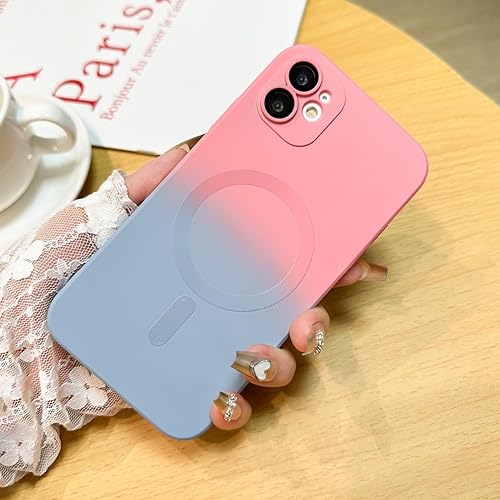 LSL Funda para iPhone 11 compatible con MagSafe TPU suave parachoques anticaídas antiarañazos a prueba de golpes lente de cámara completa protectora