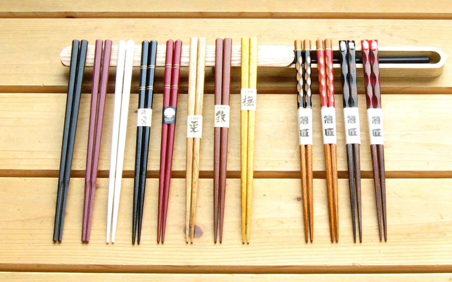 Nagao Hex Chopsticks & Chopsticks Case Set, 9.1 inches (23 cm), Ivory, Dishwasher Safe, Made in Japan