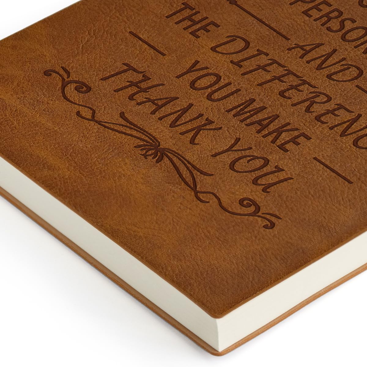 Dankeschön-Geschenke, Leder-Schreibtagebuch, Notizbuch mit Stifte-Set, Aufschrift "May You Be Proud of the work You Do", inspirierende Geschenke, Wertschätzungsgeschenke für Frauen, Männer