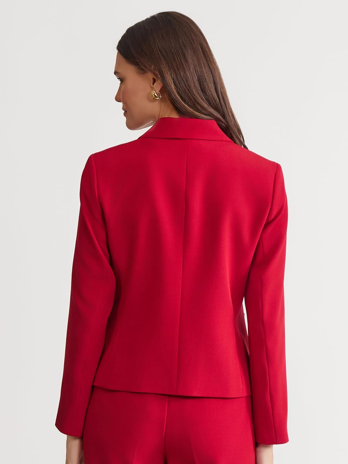 Kasper Women's Stretch Crepe Three Button Blazer