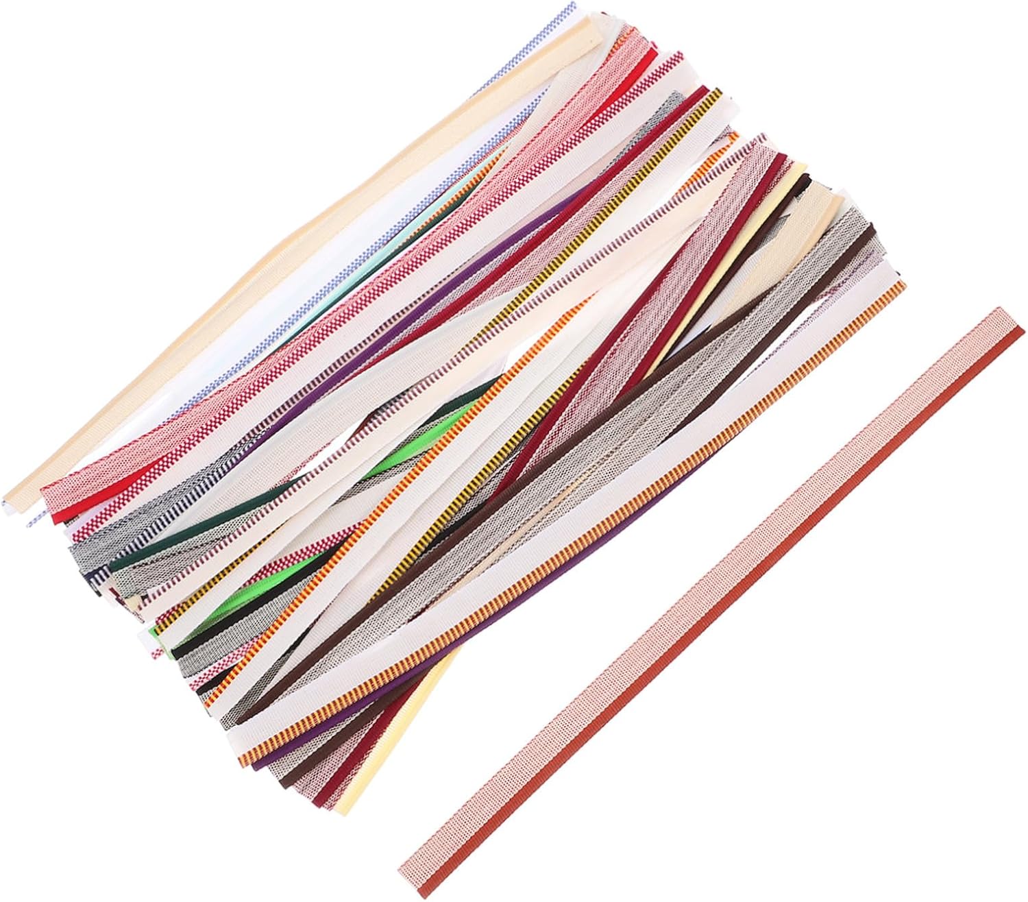 jojofuny 52pcs Book Binding Headband Kit Colors Cotton Endbands for Bookbinding Projects Easy Adhesion Robust Weave for Book Repairs and Decoration