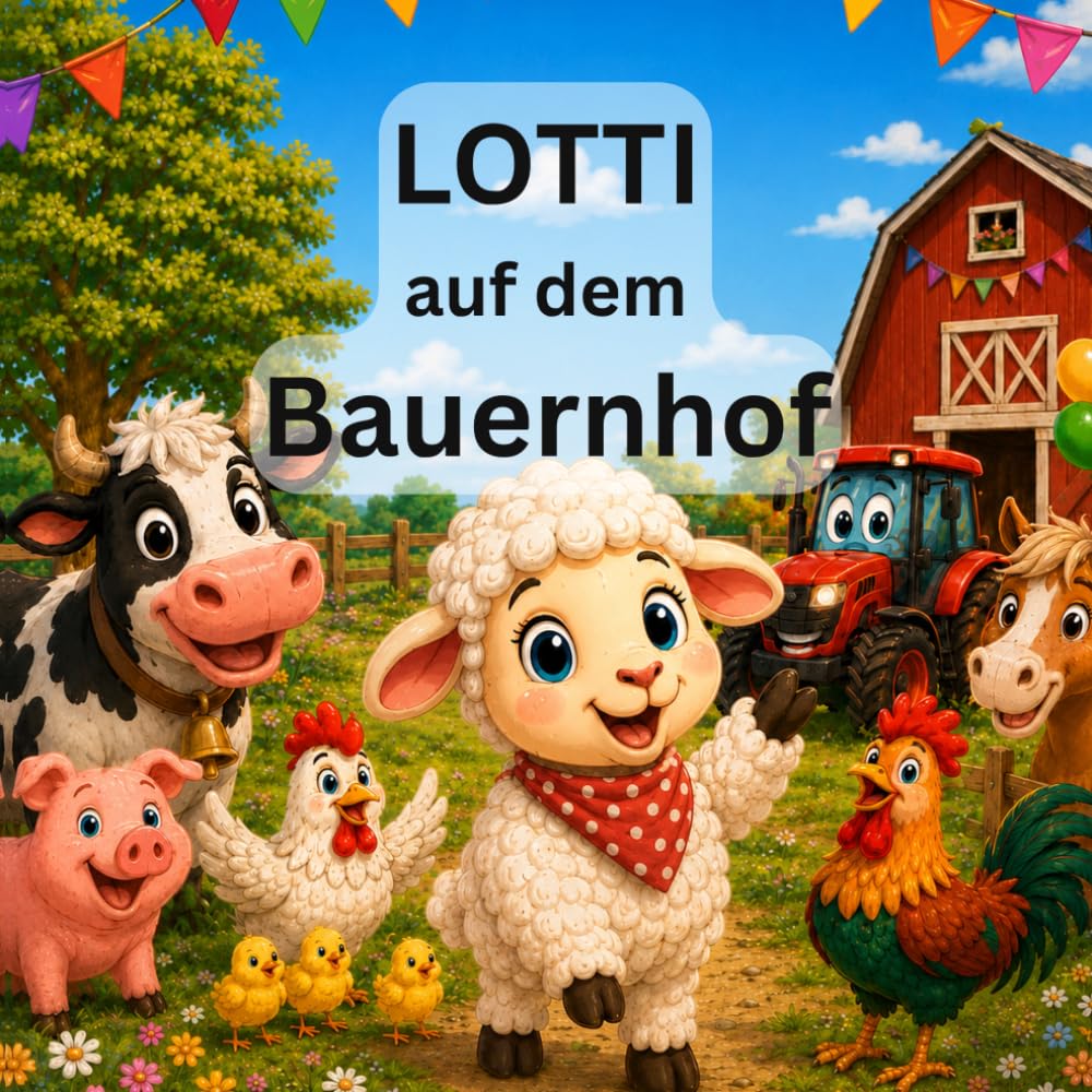 Lotti auf dem Bauernhof: Entdecke Tiere, Traktoren, Felder und das große Bauernhoffest – Mit Geschichte, Wissen, Rätseln und Ausmalbildern
