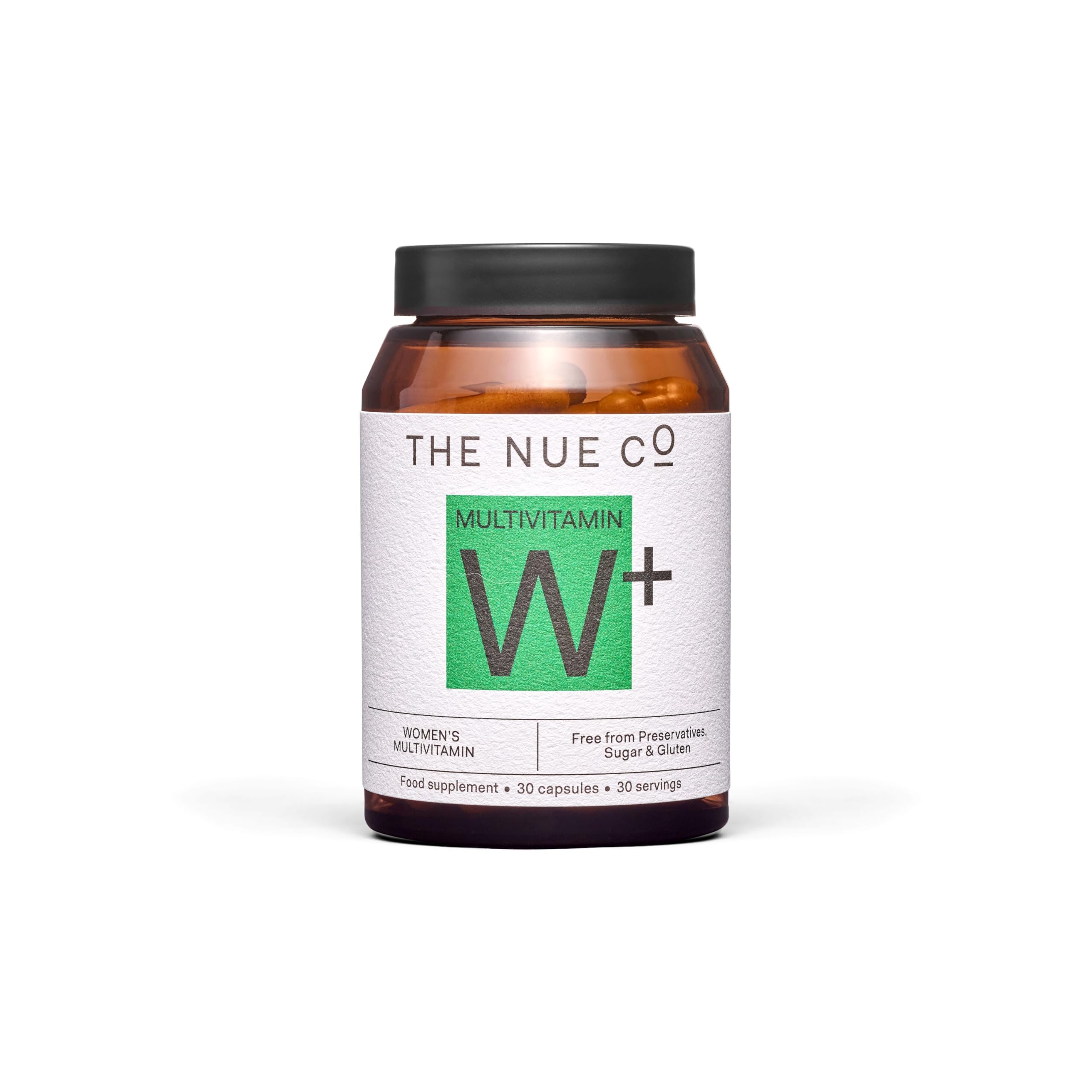 The Nue Co. Women's MULTIVITAMIN Supplement- Supports Energy, Immunity, Focus, Vegan, Gluten Free, 30 Capsules