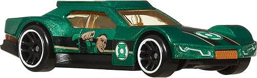 Miniatura 3 de Hot Wheels Coches de juguete, paquete de 10 unidades con temática de Batman, juego de 10 vehículos fundidos a presión que incluyen un móvil y un