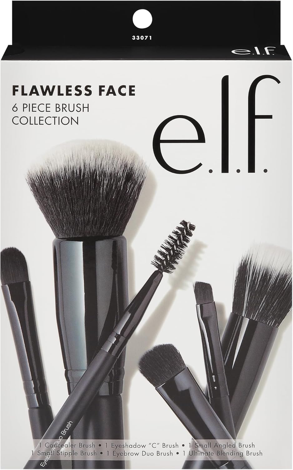 E.L.F, Flawless Face Kit, 6-delige borstelcollectie