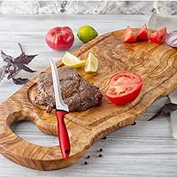 Vista 12 de Cuchillo deshuesador de cocina, cuchillo de chef de 5.7 pulgadas, cuchillo japonés de acero hecho a mano, hoja de precisión para deshuesar limpio