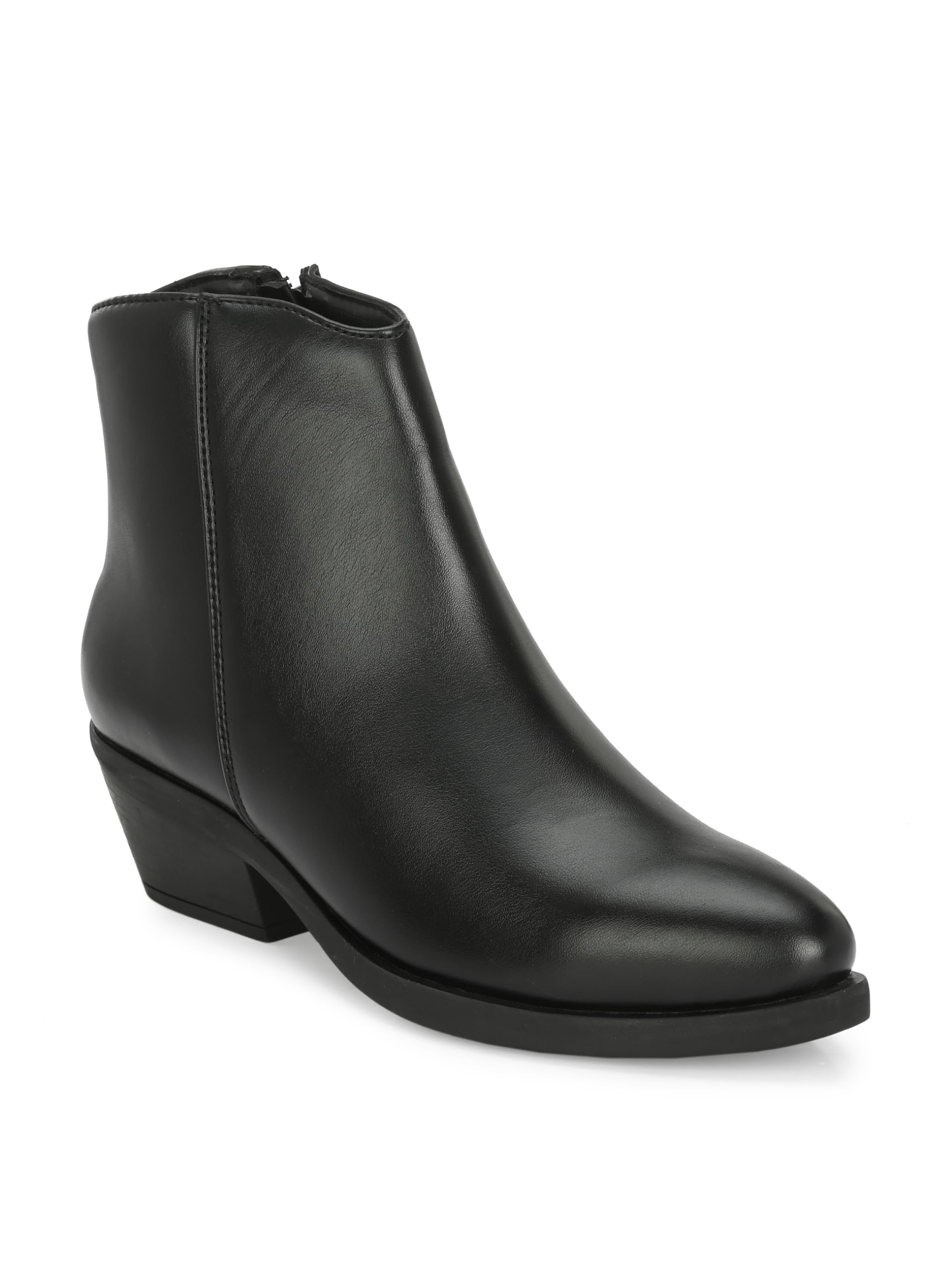 Gardin Women's Trendy Casual Boot High Ankle Heel for Girls/Women pointed Toe 1