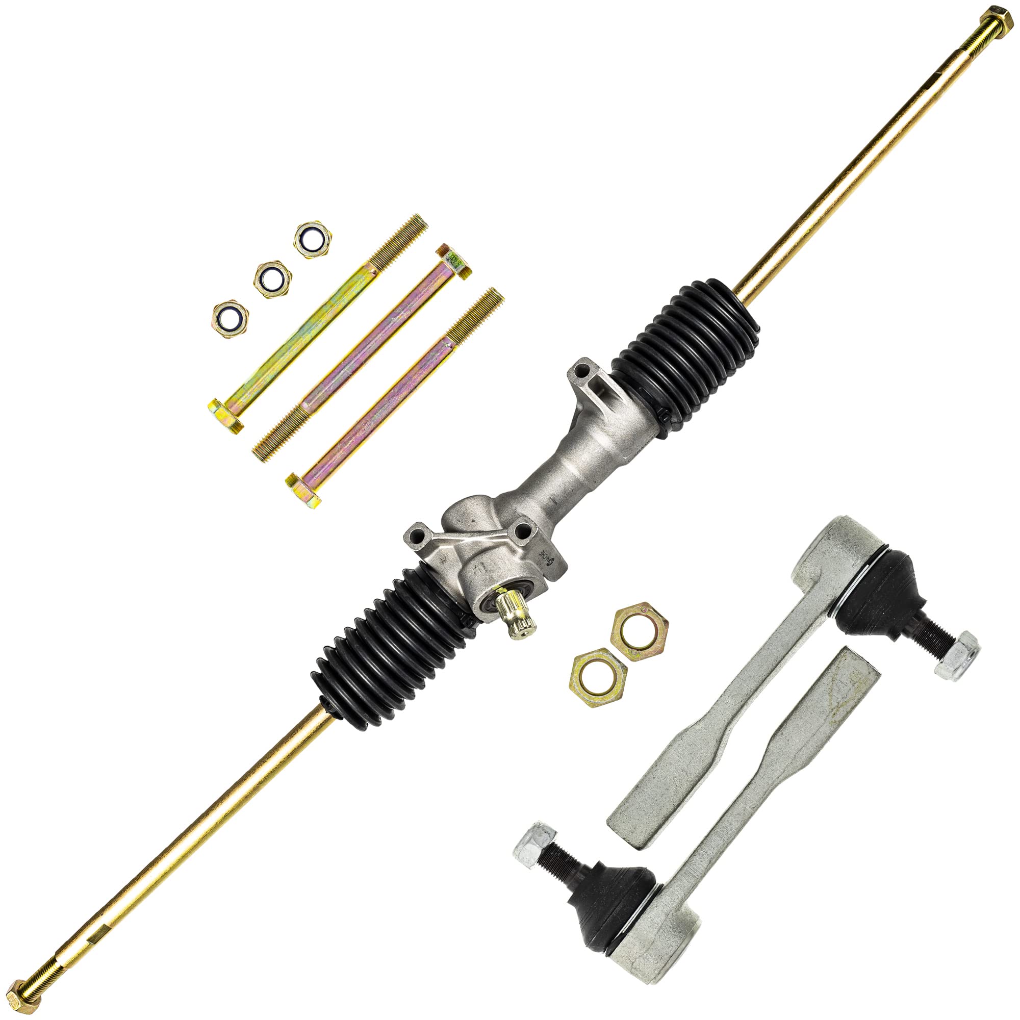 Amazon.com: NICHE Steering Rack Tie Rod End Kit for Polaris Ranger