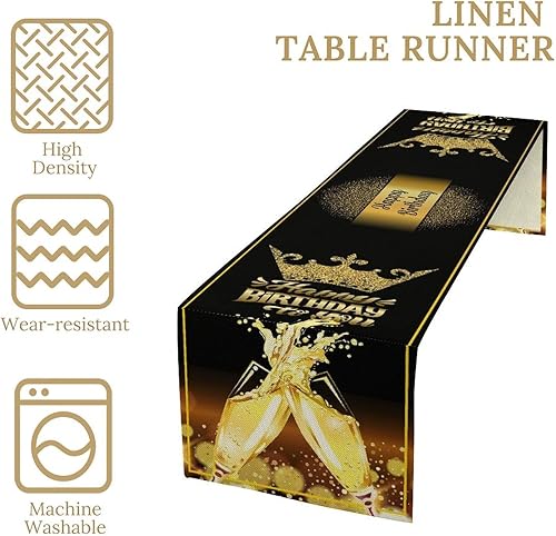 Vista 210 de Camino de mesa de chef de cocina, camino de mesa de chef grueso, decoración de granja, decoración de chef para la cocina, decoración de cocina