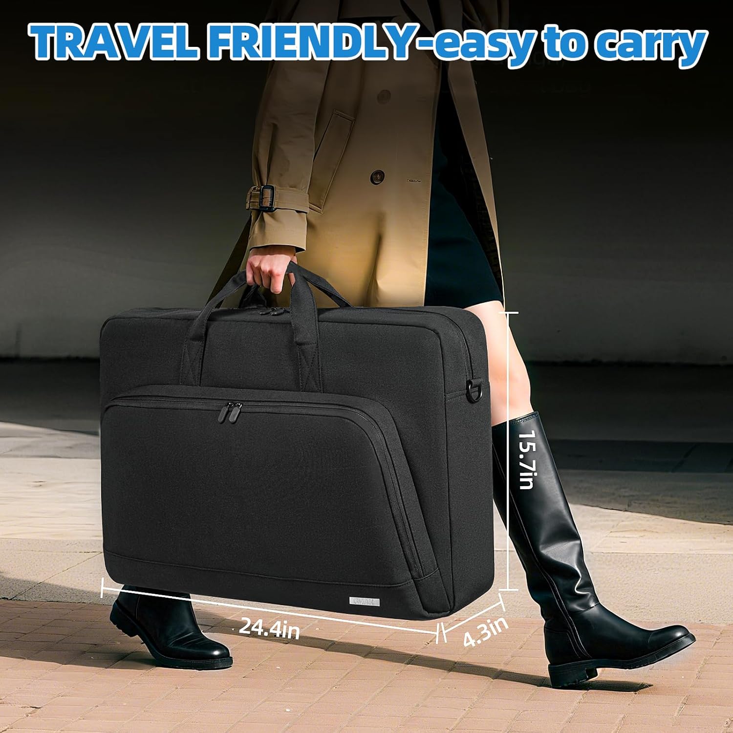 GMAK Starlink Gen 3 Case Carrying Bag, Starlink Organizer Travel Case for Gen 3 Dish and Accessories, Adjustable Shoulder Strap, Portable Standard V3 Dish Travel Bag for Outdoor Camping and RV Trips