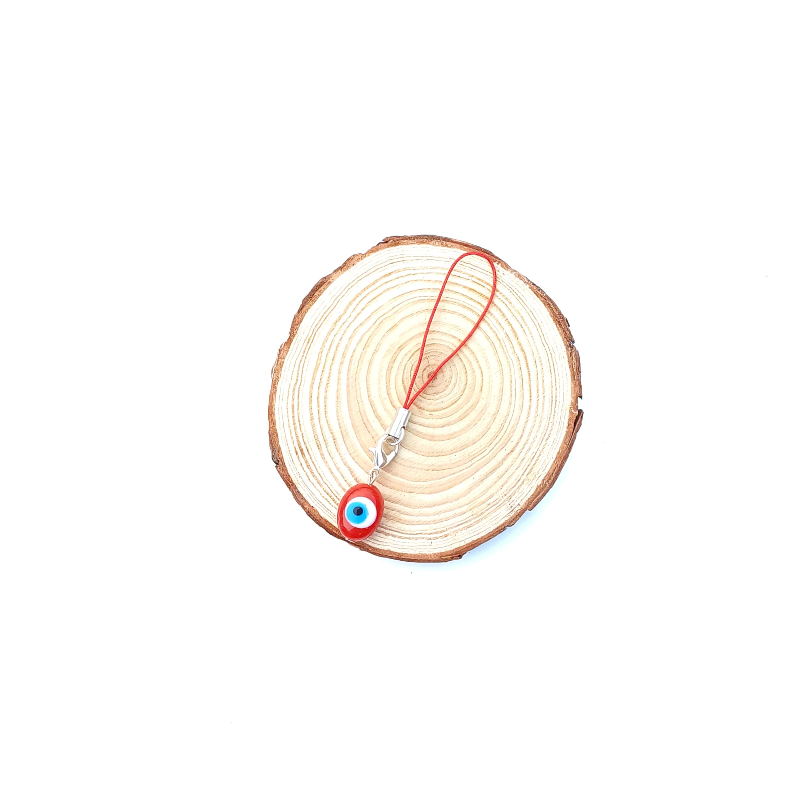 Red Oval Evil Eye Mobile Phone Pendant Decorative Charms for Telephones Suitable Keychain Car Key Bag Backpack Wallet Decoration USB Charm-image-29