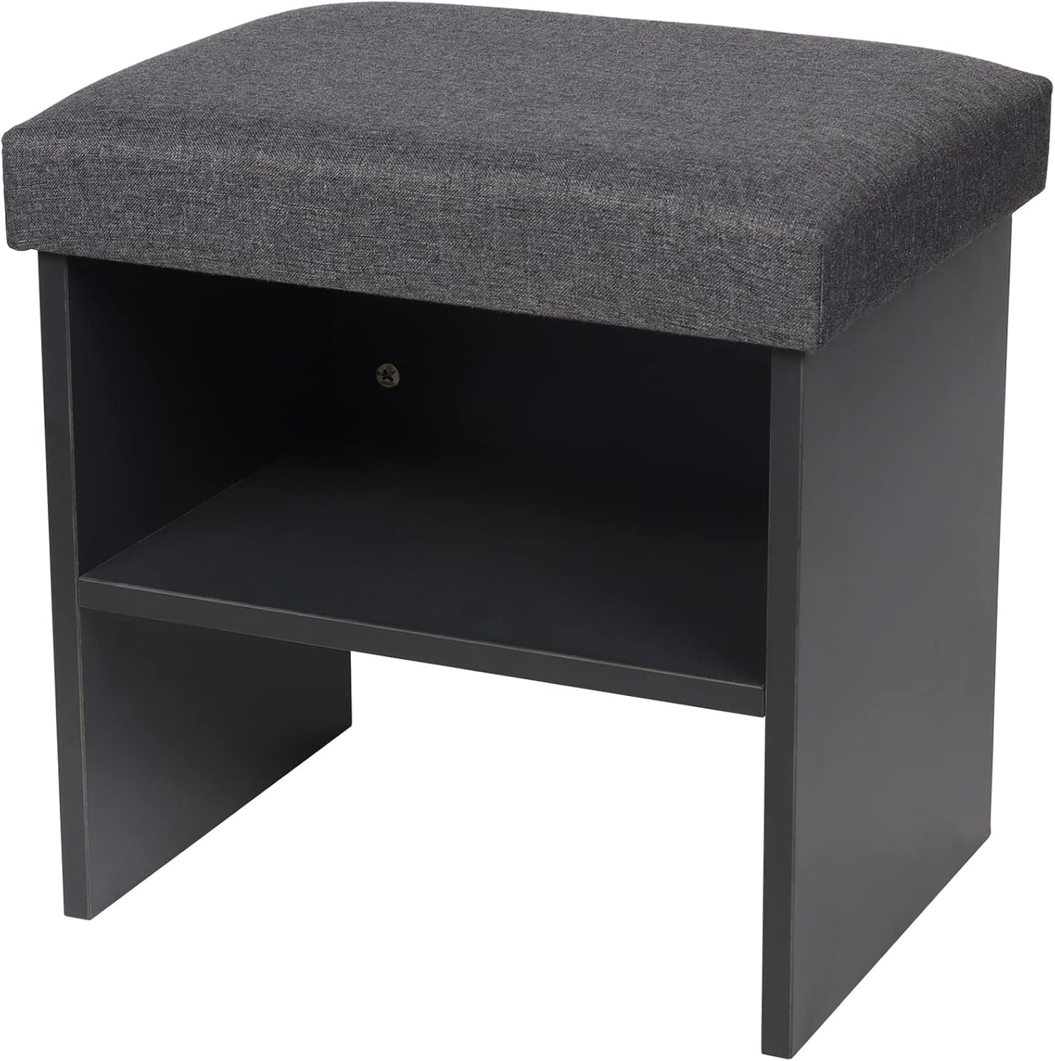 Restland Small Shoe Bench with Soft Cushion,17 Inches Flip