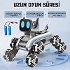 Oyuncak Uzaktan Kumandalı Bilekten Kontrol 8 Teker Buharlı Şarjlı 2.4G RC Köpek Robot Araba Çocuk Oyuncak