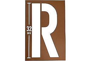 Large Letter Stencil | Choose Your Own Letters and Numbers | Large...