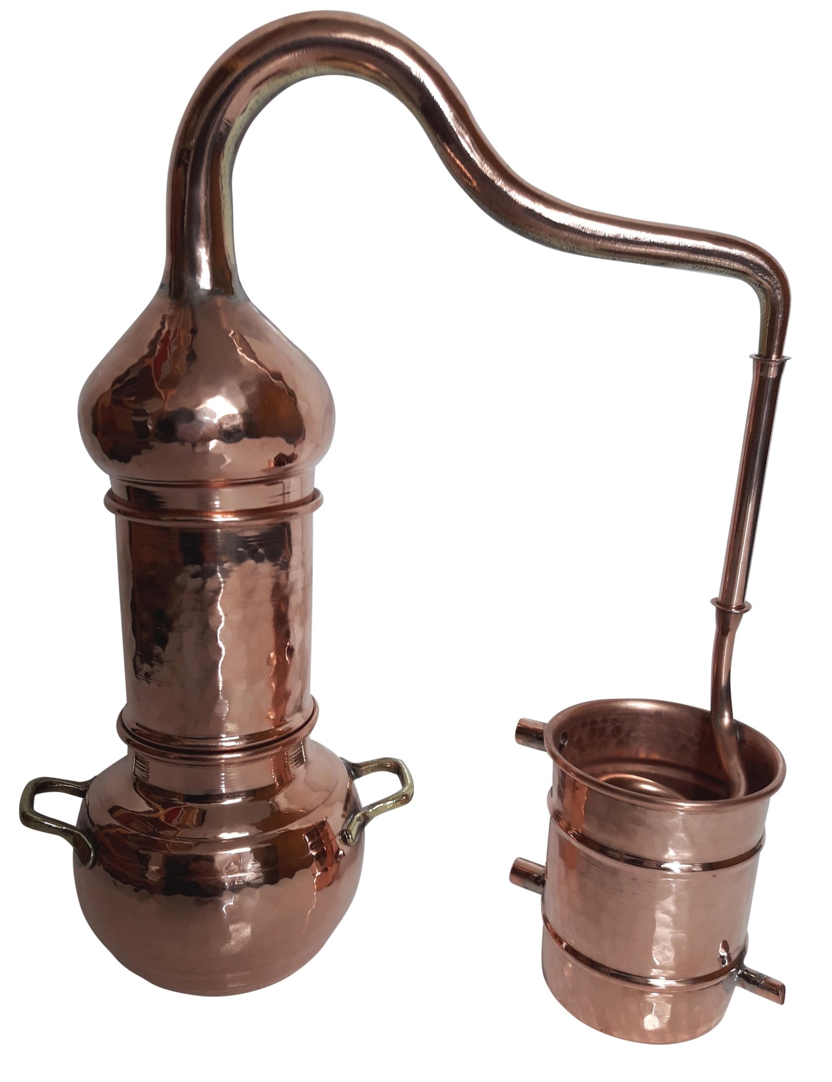 Kolonnenbrennerei Kupfer 0,5 L - Destille Destillieranlage