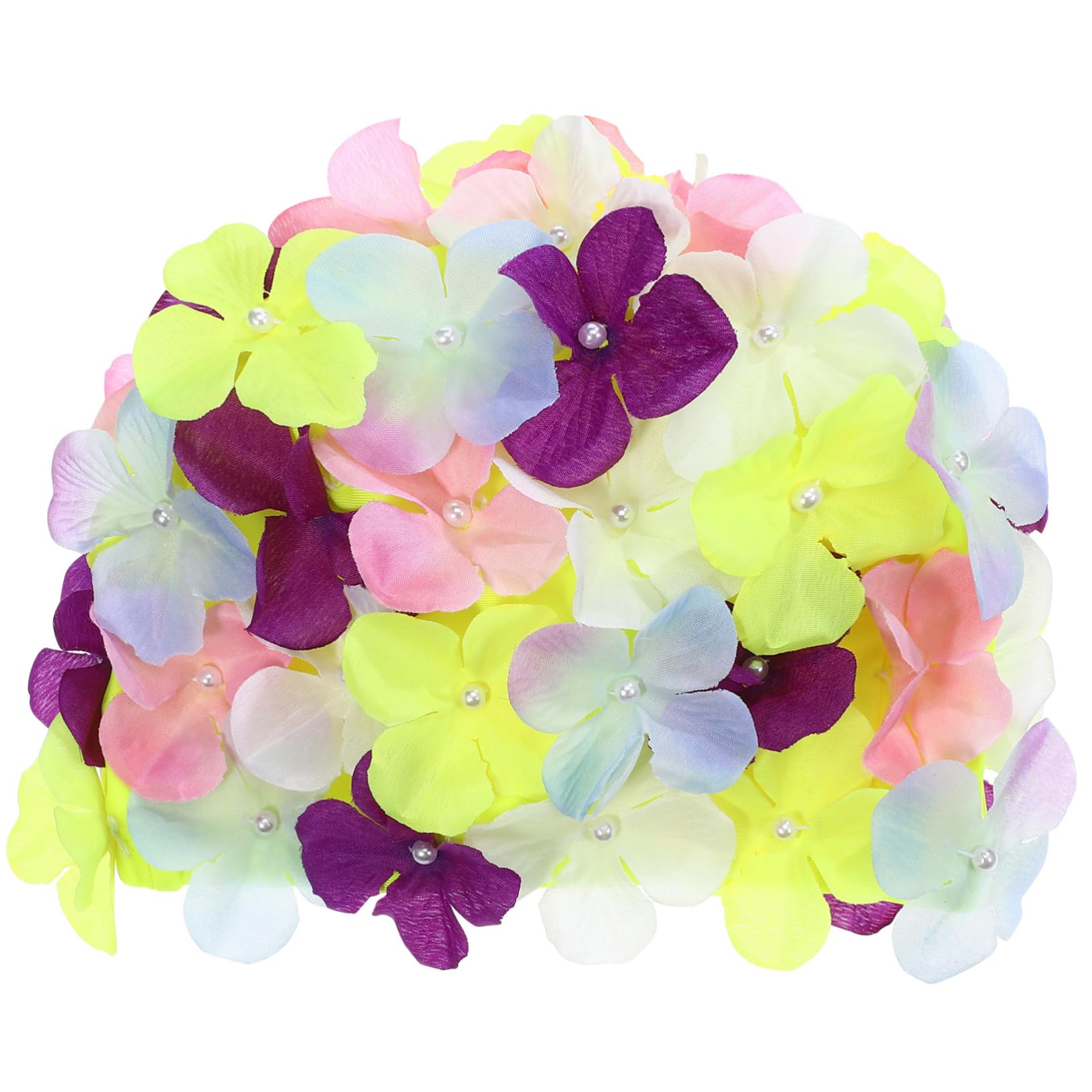 Bonnet De Bain Floral Pour Femme – Léger, Respirant, Design Pétales, Idéal Cheveux Longs, Tresses Et Dreadlocks