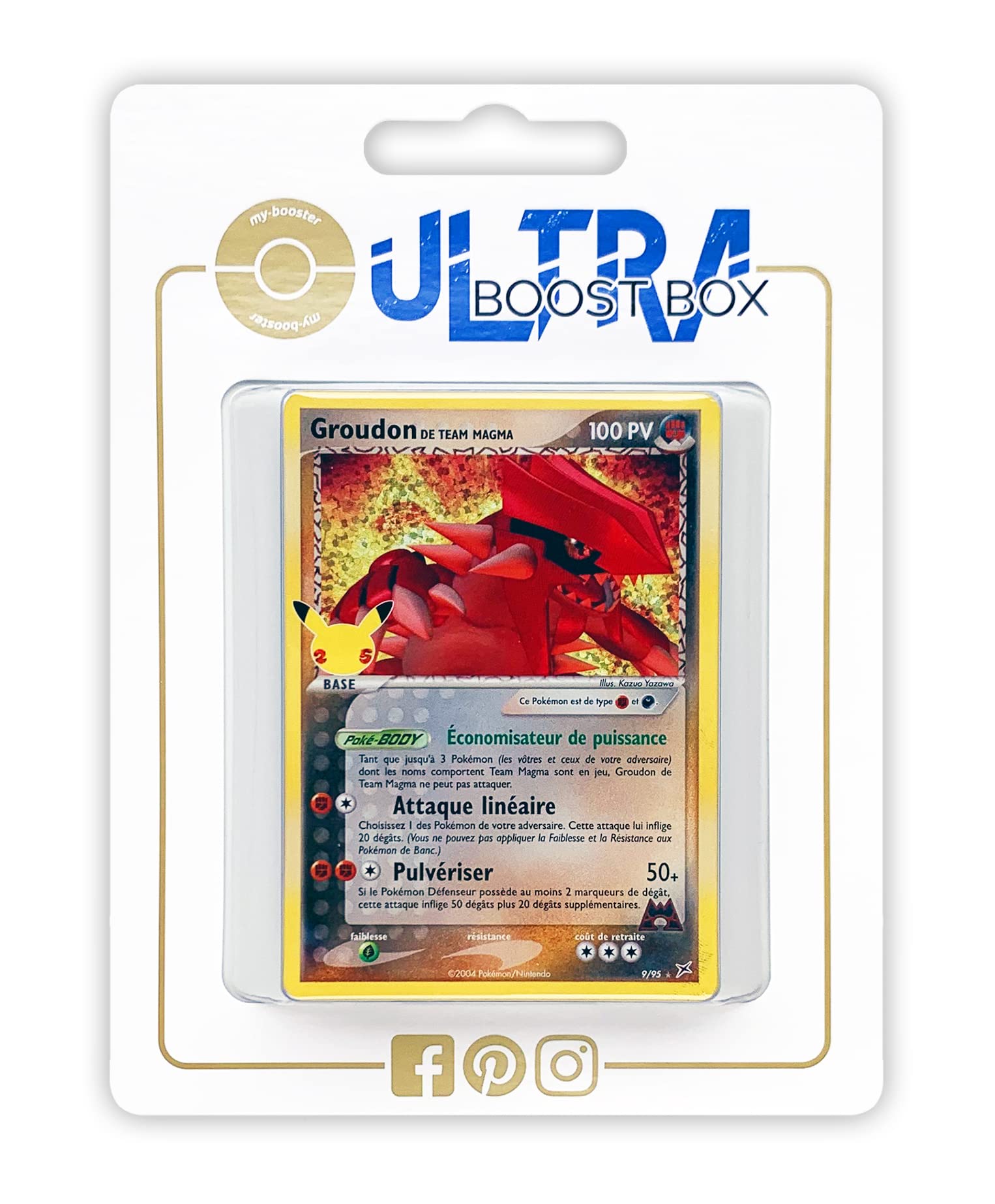 Groudon de la Team Magma (Team Magma's Groudon) 9/95 Classic
