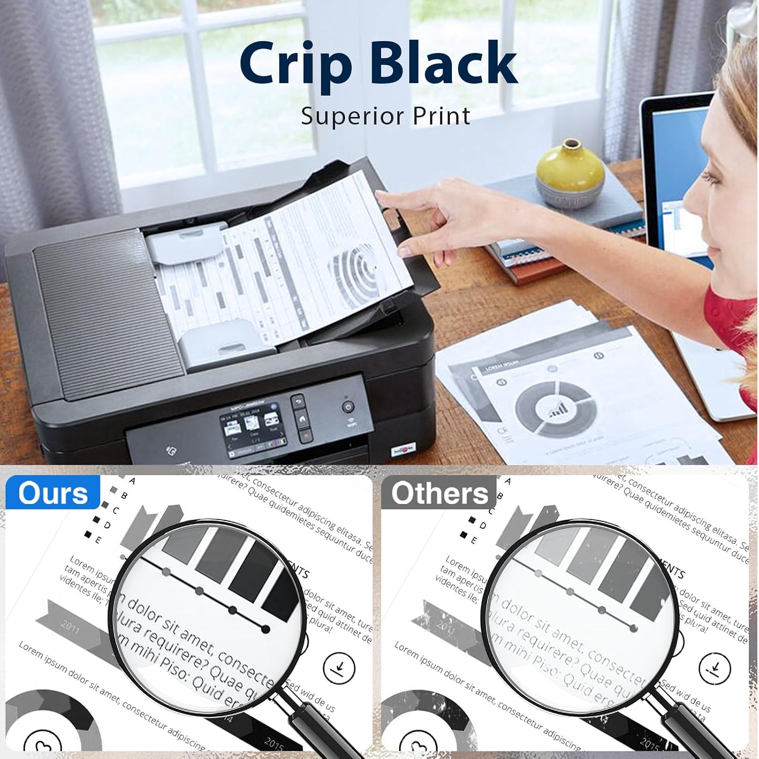 myCartridge 121 Black Toner Cartridge Compatible for Canon 121 CRG-121 CRG121 for Canon imageClass D1650 D1620 Printer (2-Pack), 121 Black Toner Cartridge