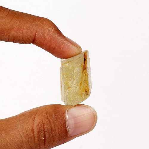 Miniatura 2 de GEMHUB Piedra lunar blanca natural de 95 quilates, piedra lunar auténtica, sin cortar, cristal curativo