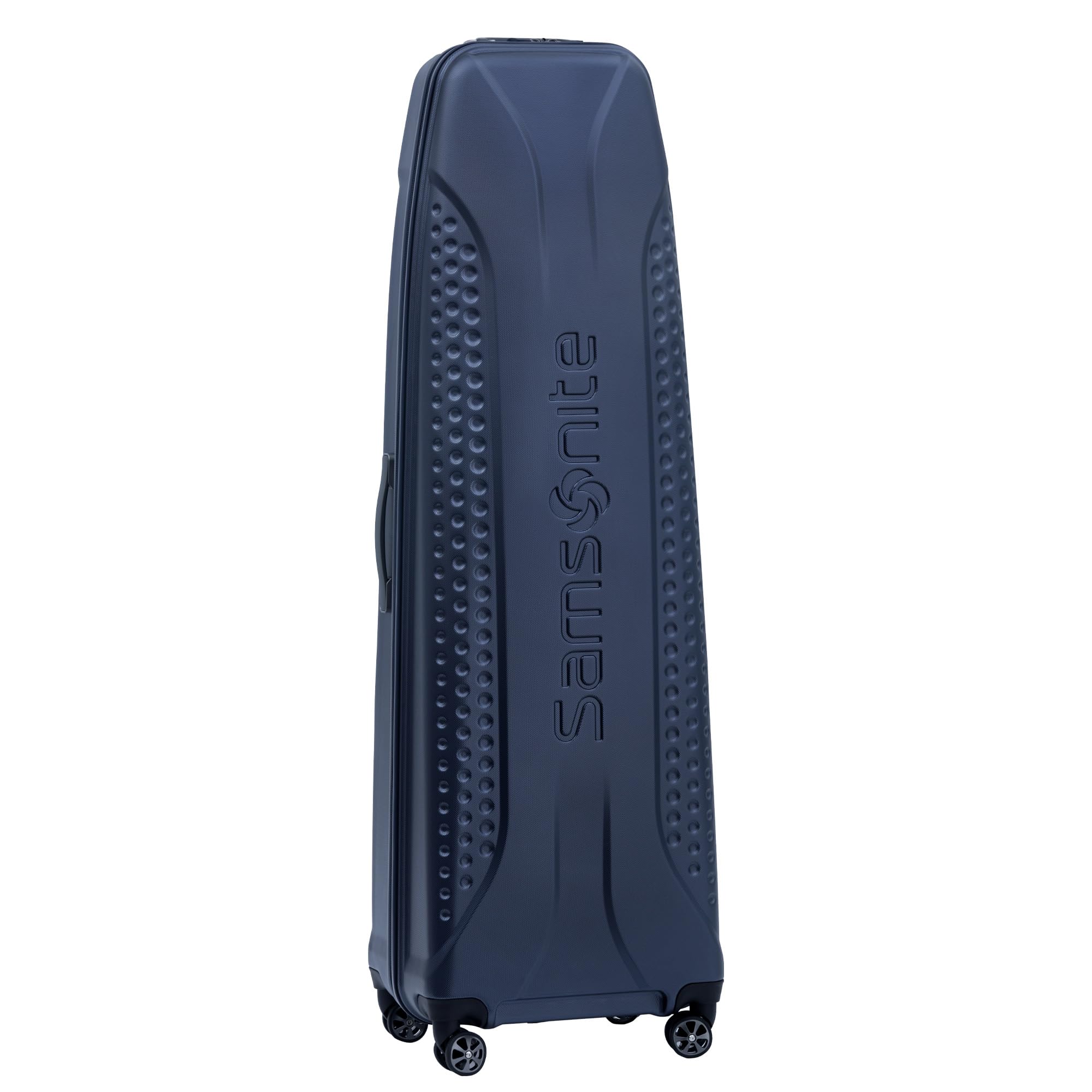 Samsonite Dimple Molded Golf Travel Cover 6999NVY, Navy Polycarbonate Hard Case, Golf Bag Luggage, Ideal for Airlines