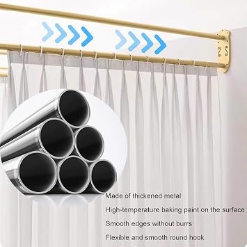 Privacy Room Divider Drapes, Wall Ceiling Track Room Divider, SPA Lab Privacy Curtain Panel, U-Shape Metal Support Hospital Curtain for Fitting Room Beauty Salon (Color : Brown, Size : 200cm