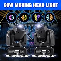 Vista 9 de 100W LED que mueve las luces de la etapa principal DMX512 Control LED estroboscópico DJ enciende 2PCS