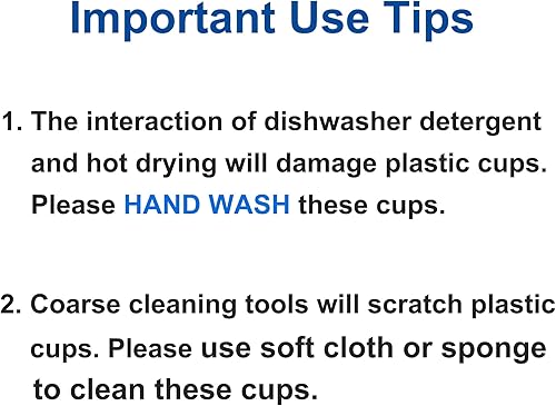 Miniatura 2 de 6 vasos irrompibles de plástico Tritan de 10 onzas, aptos para lavavajillas, sin BPA, pequeños vasos de jugo acrílico para niños, vasos de agua de