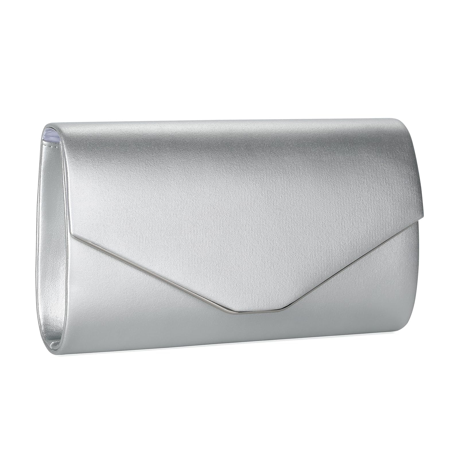 BAIGIO Pochette Donna PU, Borsa da Sera con Catena Staccabile, Elegante Busta per Ballo di Fine Anno, Matrimonio