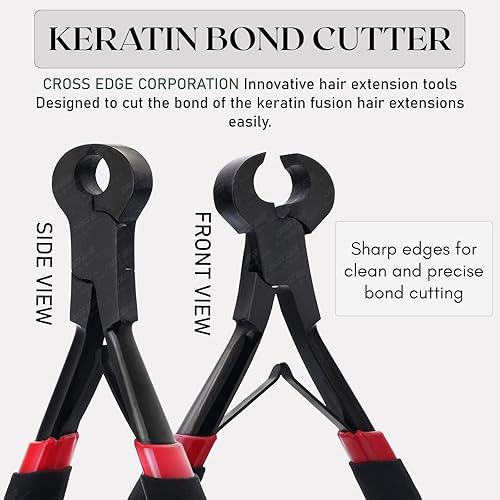 Miniatura 2 de Innovador cortador de enlace de queratina utilizado para cortar los lazos de las extensiones de cabello de queratina. Herramientas de extensión de