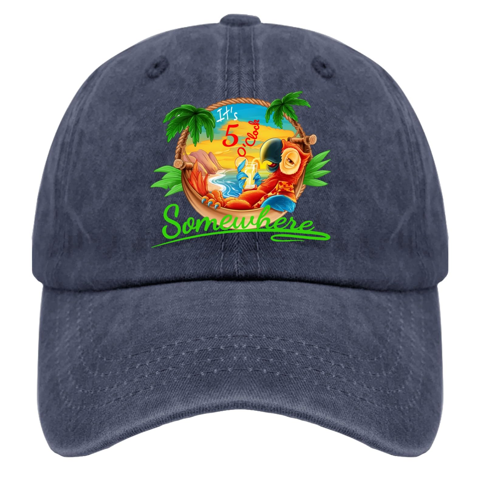 Jimmy Music Buffett Accessories Hats It is 5 O'clock Somewhere Baseball Hat