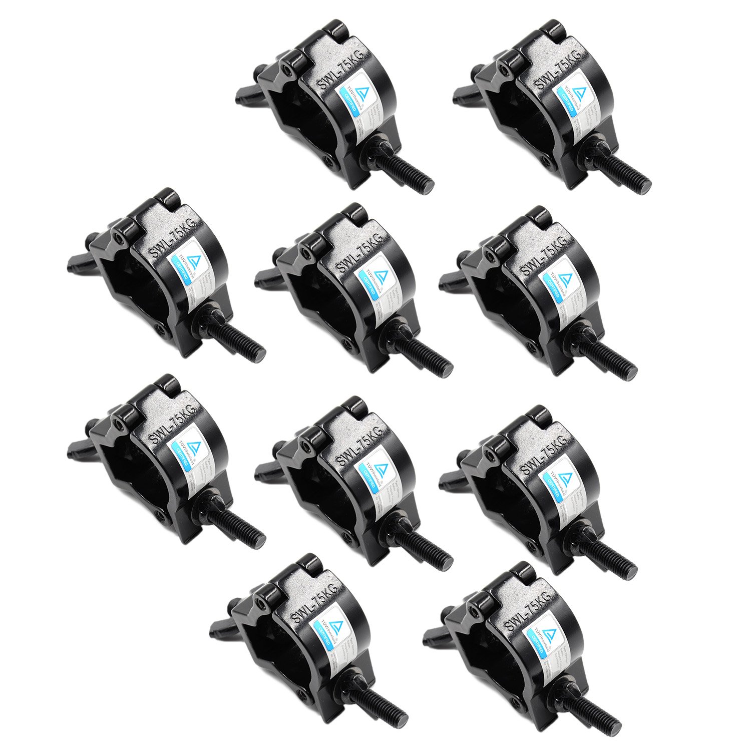 Truss Clamp-JLTPH Heavy Duty 32 – 35 mm Stage Light Hook Clamp/Speaker Stands Moving Head Light Par Clamp Light Truss Clamp/finitura in lega di alluminio
