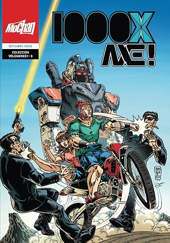 1000X AXE! Colección Volúmenes 1 - 3 (Cubierta Stephen Baskerville) (1000X AXE! - Las aventuras de Axe y AXEBOT) (Spanish Edition)