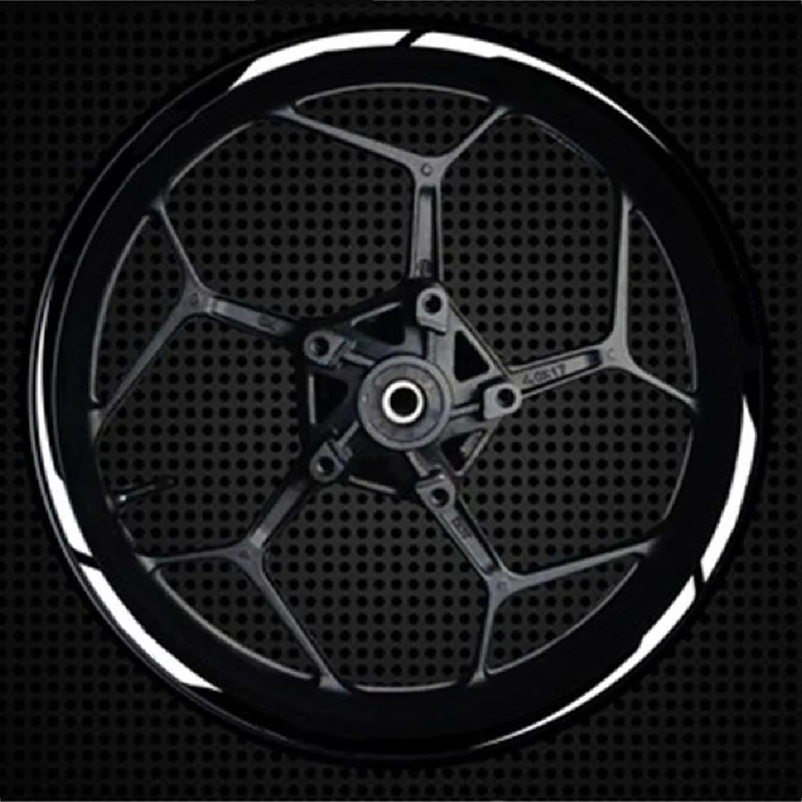 Wheel Decal Motorcycle Rim Reflective Sticker for 150NK 250SR 300NK 300SR 400NK 400GT 650NK 650GT 650MT(Style 7)