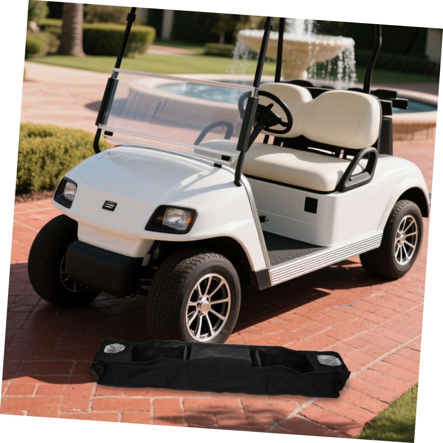 Organizador de Almacenamiento para Carrito de Golf Negro Plegable