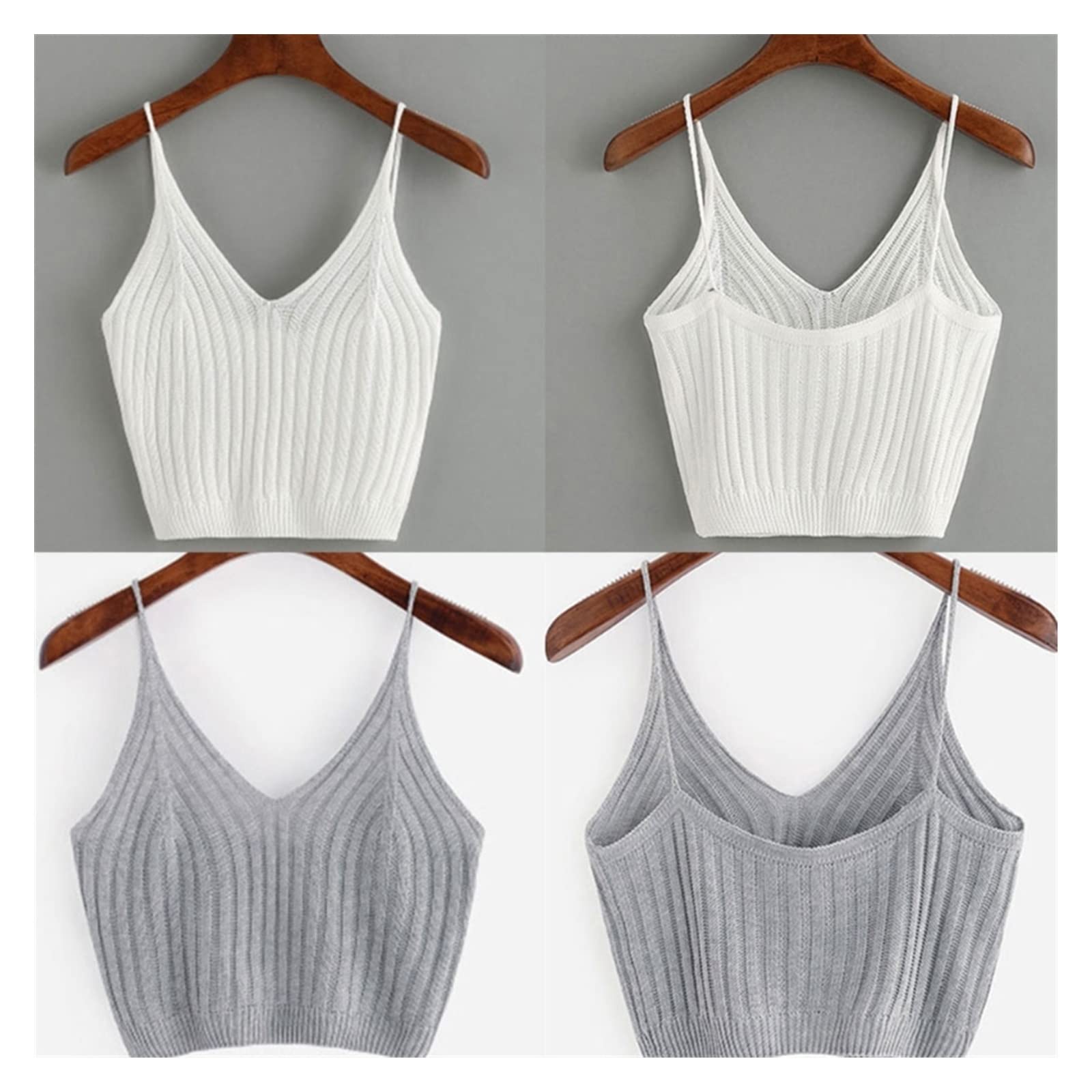 Damskie letnie podstawy Seksowne zasznurowane bez rękawów Crop topy Bawełniane miękkie podkoszulki Kostiumy kąpielowe (Color : A, Size : Medium)