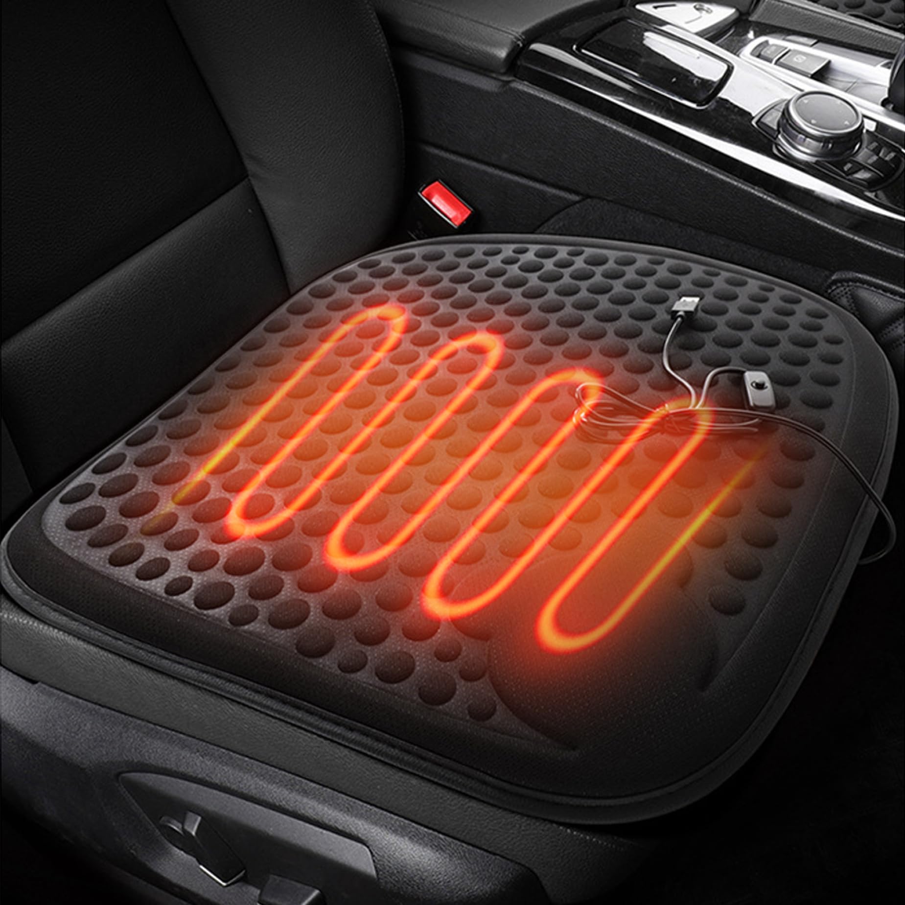 Riscaldatore del seggiolino per Auto USB 12V Universal Portatile PERDATILE Coperchio Auto RISCALDATO CUSTRO PERSCITO RISCHIATO per Il CUSCINE