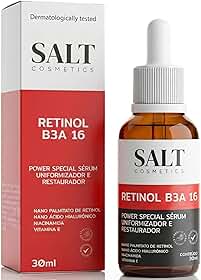 Sérum 3,5% Nano Retinol + 6% Niacinamida + 5,5% Ácido Hialurônico + 1% Vitamina E - Salt Cosmetics
