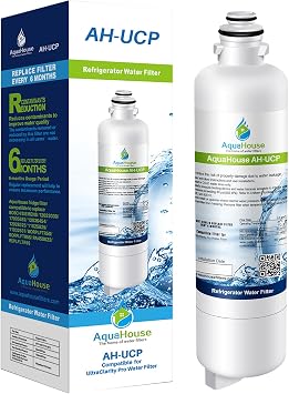 AquaHouse AH-UCP Water Filter Compatible with Ultra Clarity Pro 11032518, BORPLFTR50, BORPLFTR55 fits Bosch Neff Siemens & Gaggenau Refrigerators