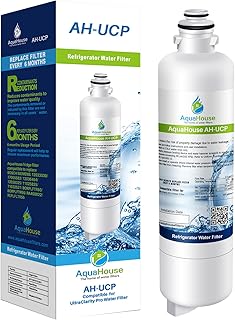 AquaHouse Filtro de agua AH-UCP compatible con Ultra Clarity Pro 11032518, BORPLFTR50, BORPLFTR55 compatible con refrigeradores Bosch Neff Siemens y Gaggenau