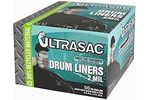 Ultrasac 55-Gallon Trash Bags: Eliminate Mess, Ensure Cleanliness