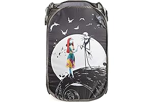 Jay Franco Disney Nightmare Before Christmas Jack & Sally Pop-Up Trash Can