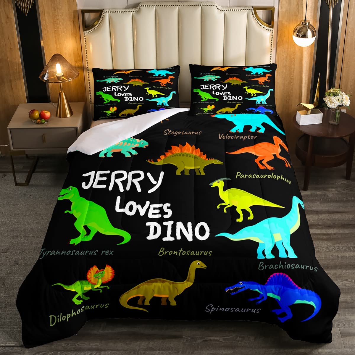 Cartoon Dinosaur Comforter Set 