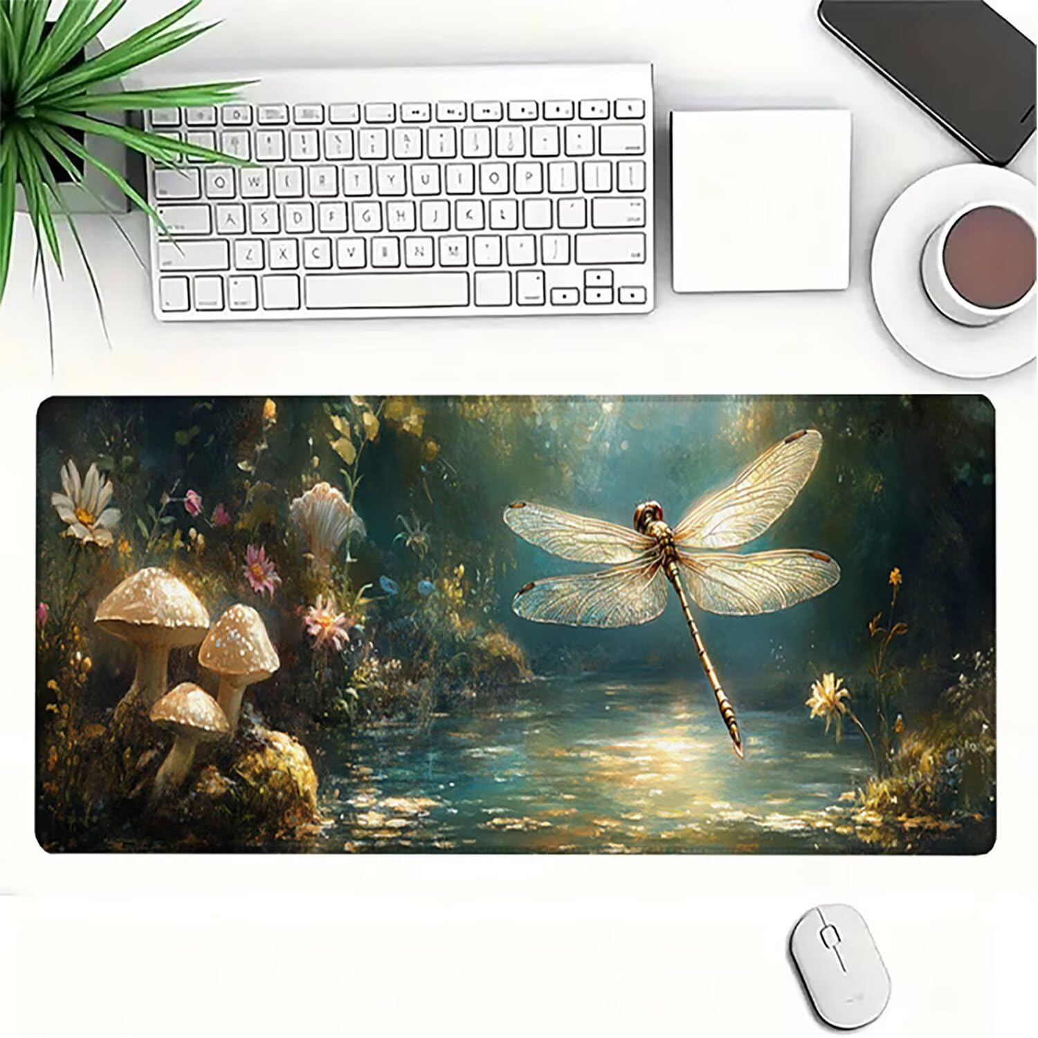 Podkładka pod mysz Lejnlnng XXL - 120x60cm - Podkładka pod mysz dla dużych graczy, fabryczna XL antypoślizgowa gumowa mata na biurko, wodoodporna podkładka pod mysz o wysokiej precyzji i prędkości