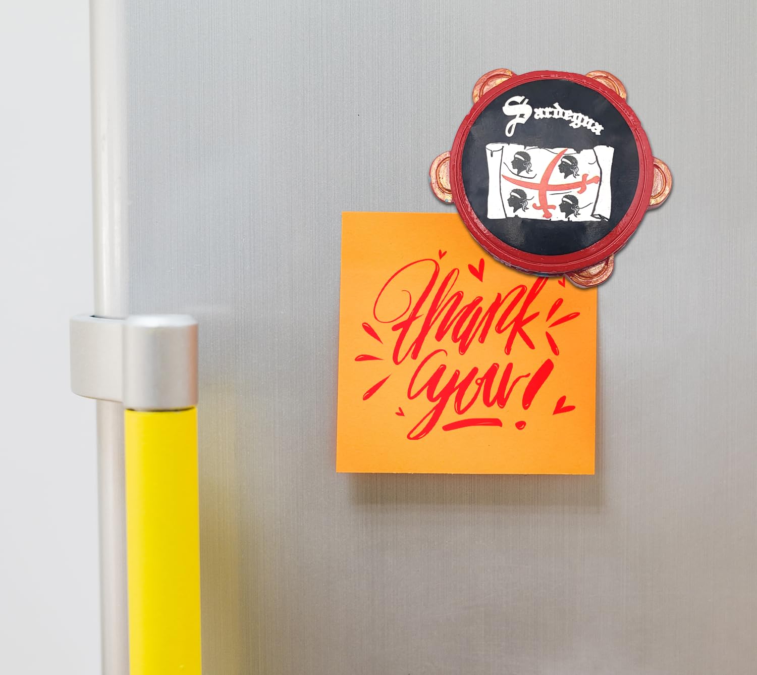 Magnete 3D Tortellino Bandiera Italia - Calamita Frigo Decorativa Per Cucina E Ufficio