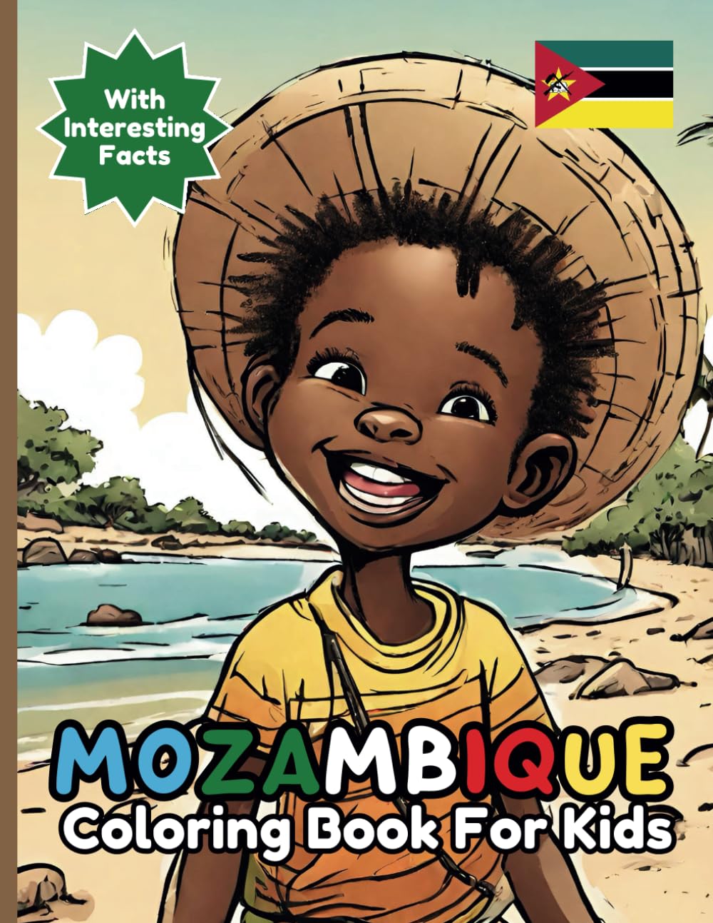 Mozambique Coloring Book For Kids: With Interesting Facts