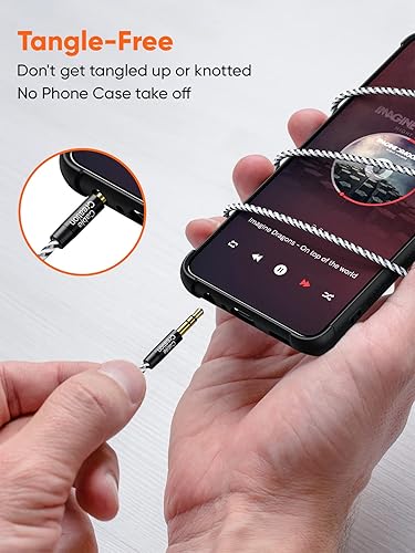 Miniatura 6 de CableCreation - Cable de extensión de auriculares de 0.138 pulgadas (0.071 in), cable de extensión de audio estéreo macho a hembra de 6 pies y 0.138