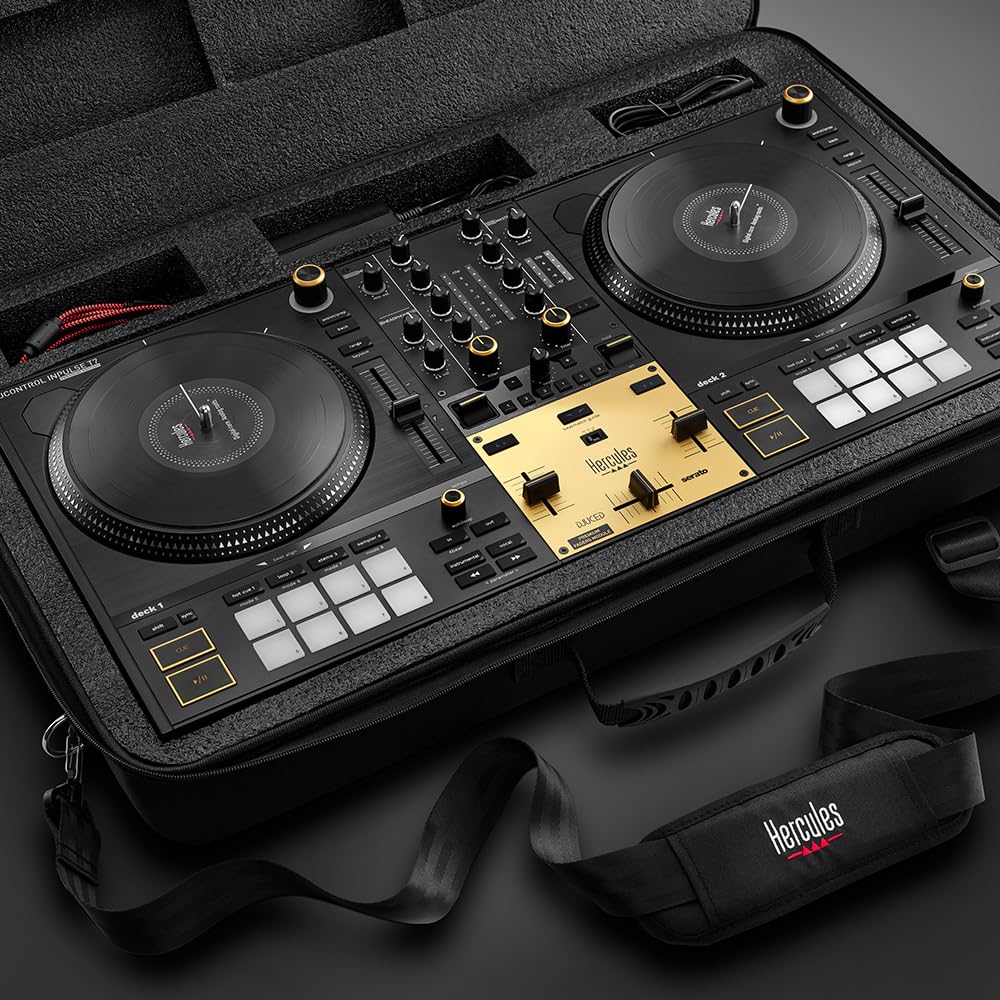 Hercules DJControl Inpulse T7 - Premium Fader Module – Module de contrôle DJ avancé avec faders de haute précision et construction durable